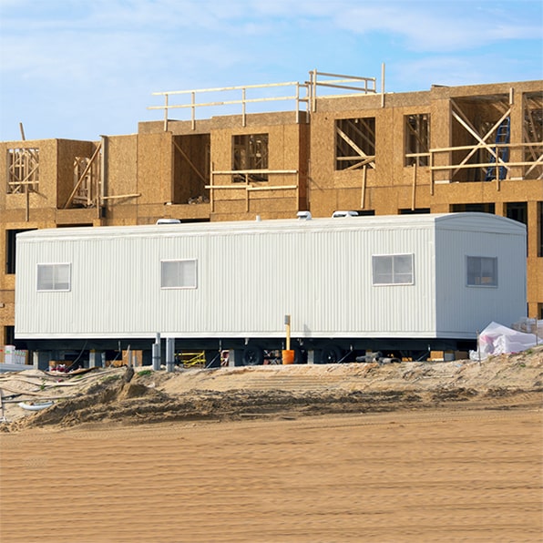 you can rent a construction trailer for as long as you need, whether it's short-term or long-term